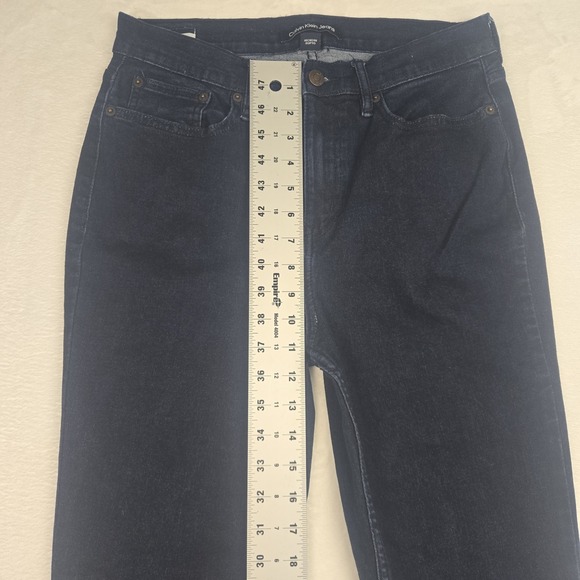 Calvin Klein Jeans Womens 10 Dark Wash Blue Jeans High Rise Skinny Jeans‎ Denim - Picture 5 of 12